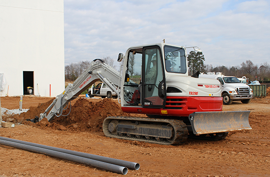 TB290 Working Photo on Job Site