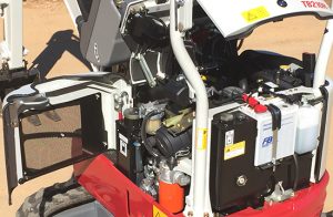 TB210R Service Hoods Open