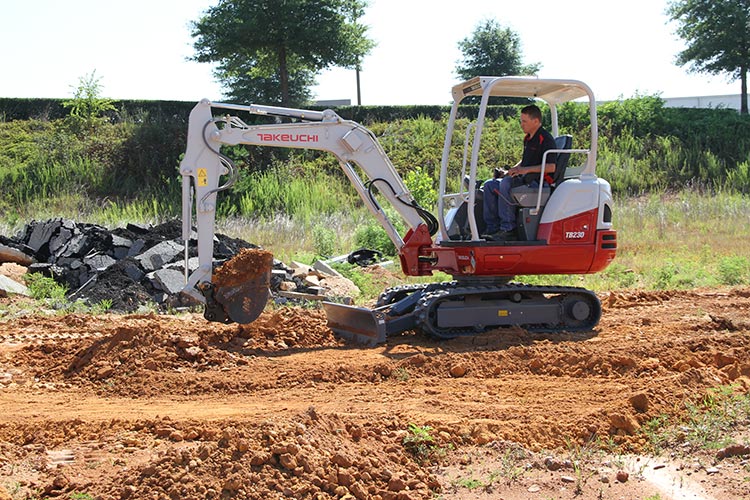 TB230 Working in a field