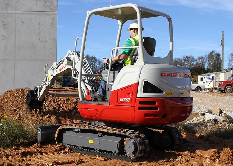 TB230 Compact Excavator - Takeuchi US fuel filter wrap 