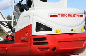 TB230 Rear of the machine protection