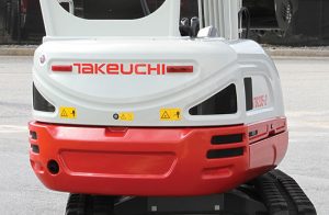 TB235-2 Rear of the machine