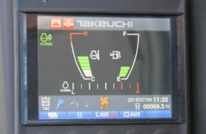 LCD screen inside of TB250-2