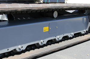 Track rollers on TB250-2