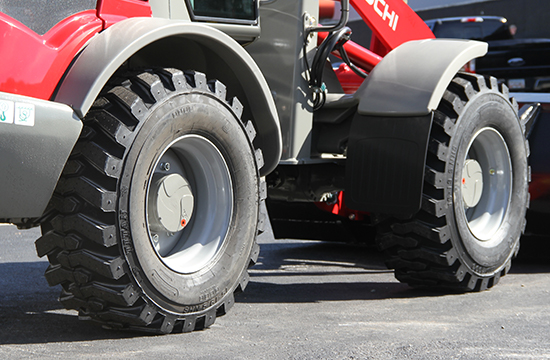 Wheels on TW80 Series 3 Wheel Loader