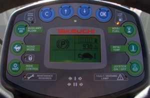 ADS Monitor in TW80 Series 3 Wheel Loader