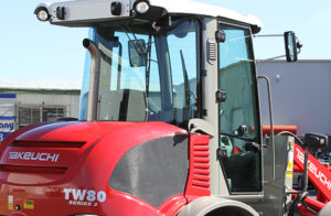 Easy Access Doors On TW80 Series 3 Wheel Loader