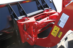 Skid Steer Attached to TW60 Series 2 Wheel Loader