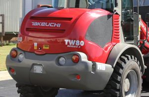 Rear Of TW80 Series 3 Wheel Loader