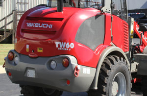 Rear of TW60 Series 2 Wheel Loader