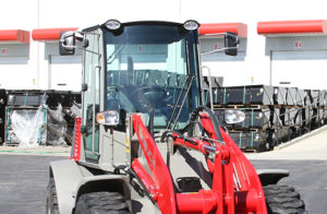 Front of TW80 Series 3 Wheel Loader