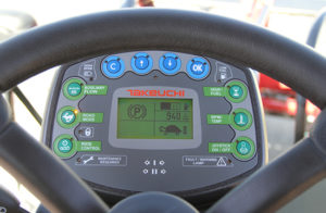 ADS Dash Inside of TW80 Series 3 Wheel Loader