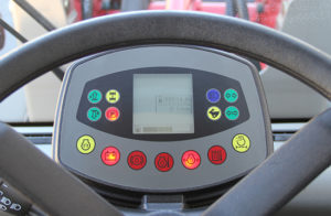 Dash Inside of TW60 Series 2 Wheel Loader