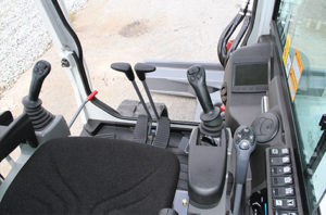 Inside The Cab of a TB260 Hydraulic Excavator