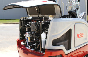 TB225 Rear Door of the Machine