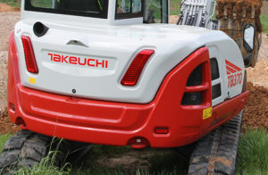 TB370 Rear Hood of the Machine