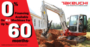 0% for 60 Months on all models from now until March 31, 2021