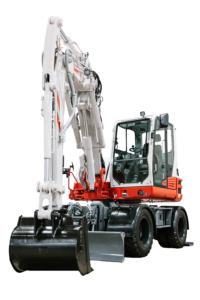 TB395W Wheeled Excavator Cutout