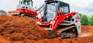 TL11R3 Track Loader on a Utility Site